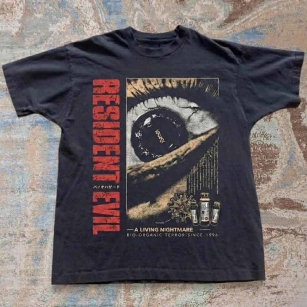 Resident Evil Black Cotton T Shirt